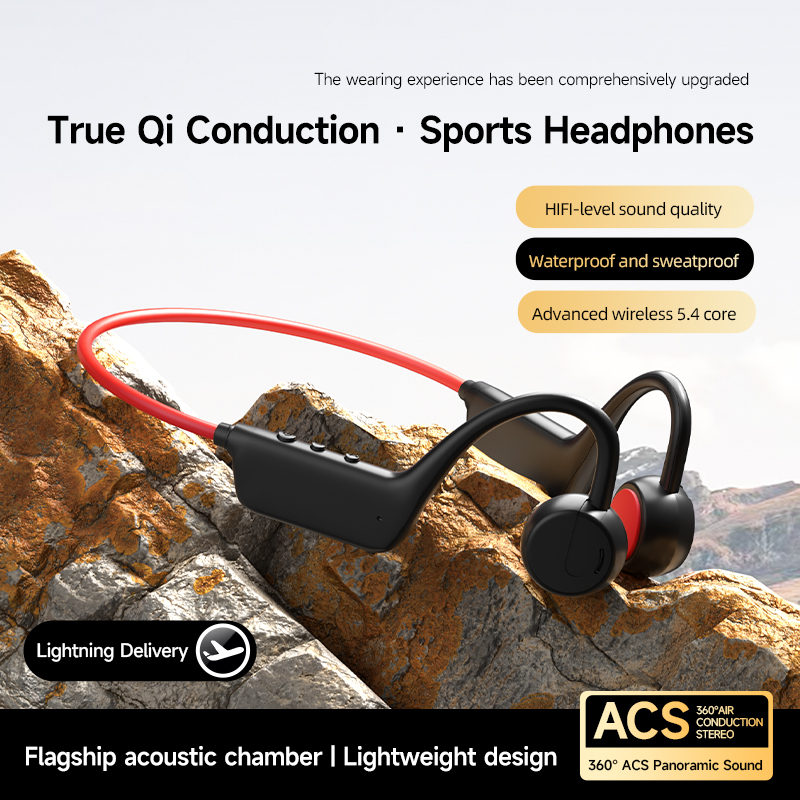 Bone Conduction Running Headphones - X1Pro Wireless Sports Open-Ear Air Conduction