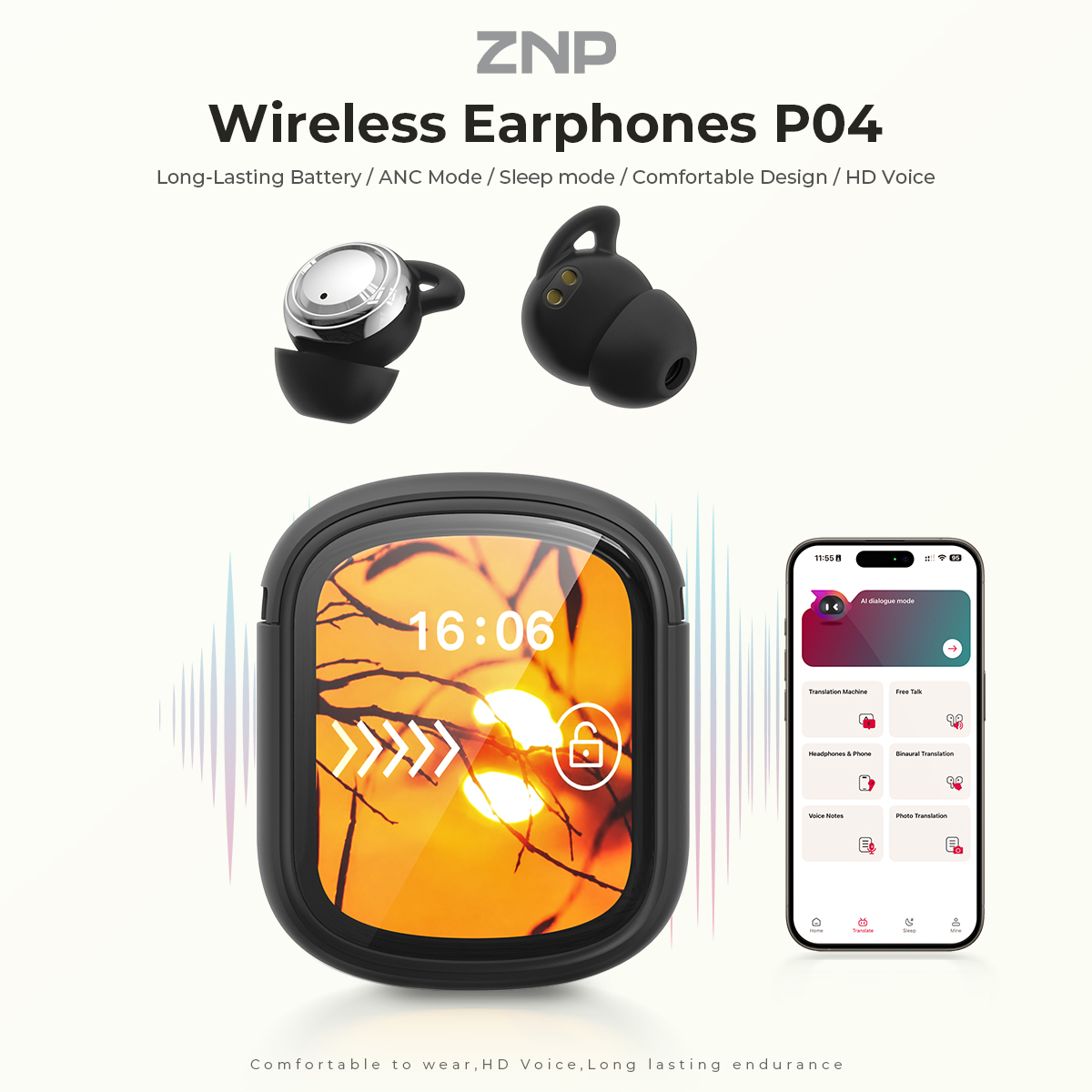 ZNP P04 Sleeping Aid Earbuds A - Headphones ulasan dan harga