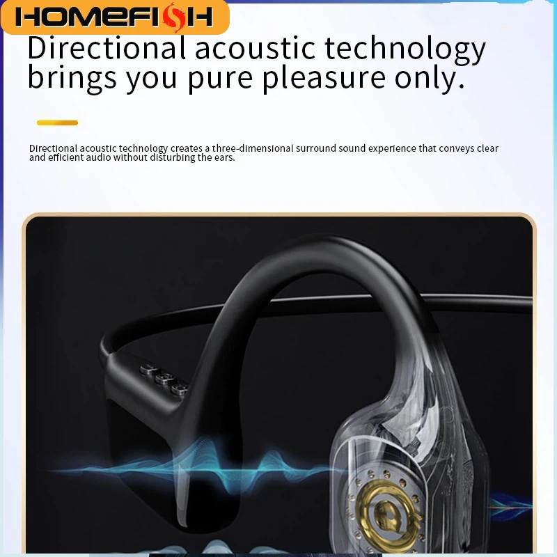 IPX8 Waterproof Bone Conductio - Open Ear Air Conduction Headphones ulasan dan harga