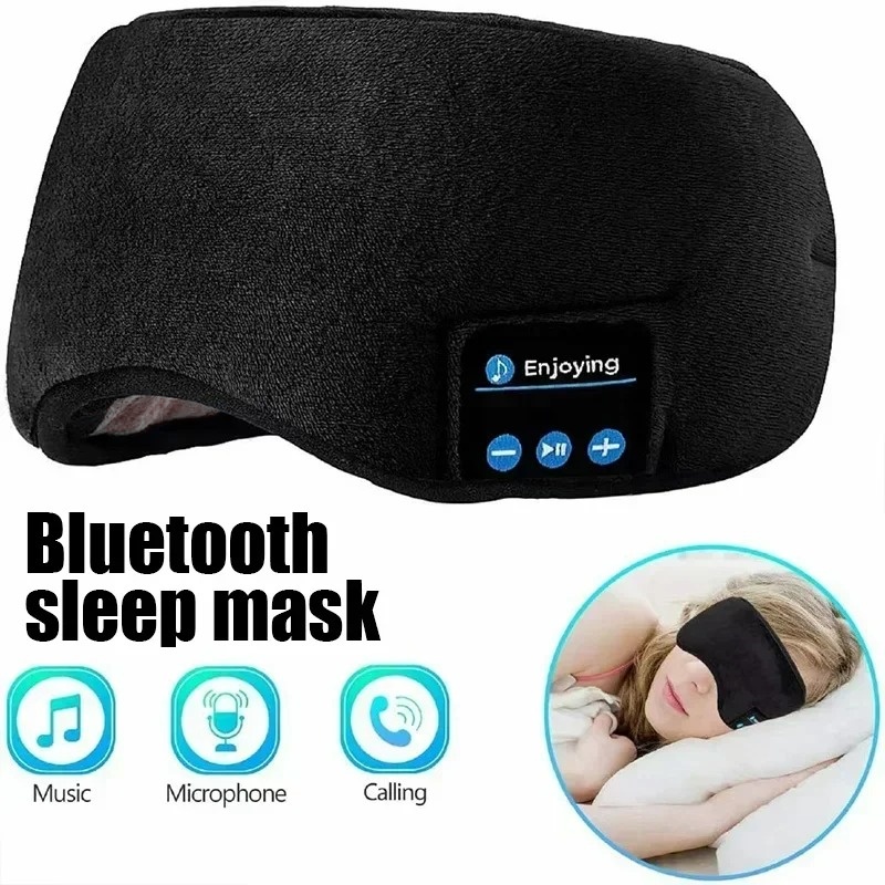 3D Eye Mask Bluetooth Headphon - Sleep Mask Headphones Bluetooth ulasan dan harga
