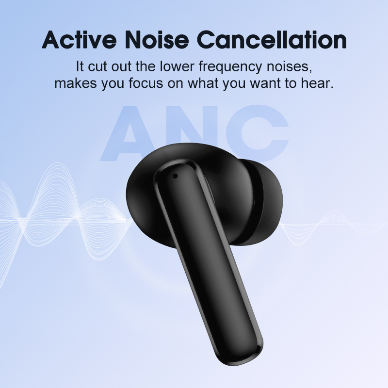 QCY T13 ANC Wireless Earphones - Tws Earbuds Bluetooth 5.3 ulasan dan harga