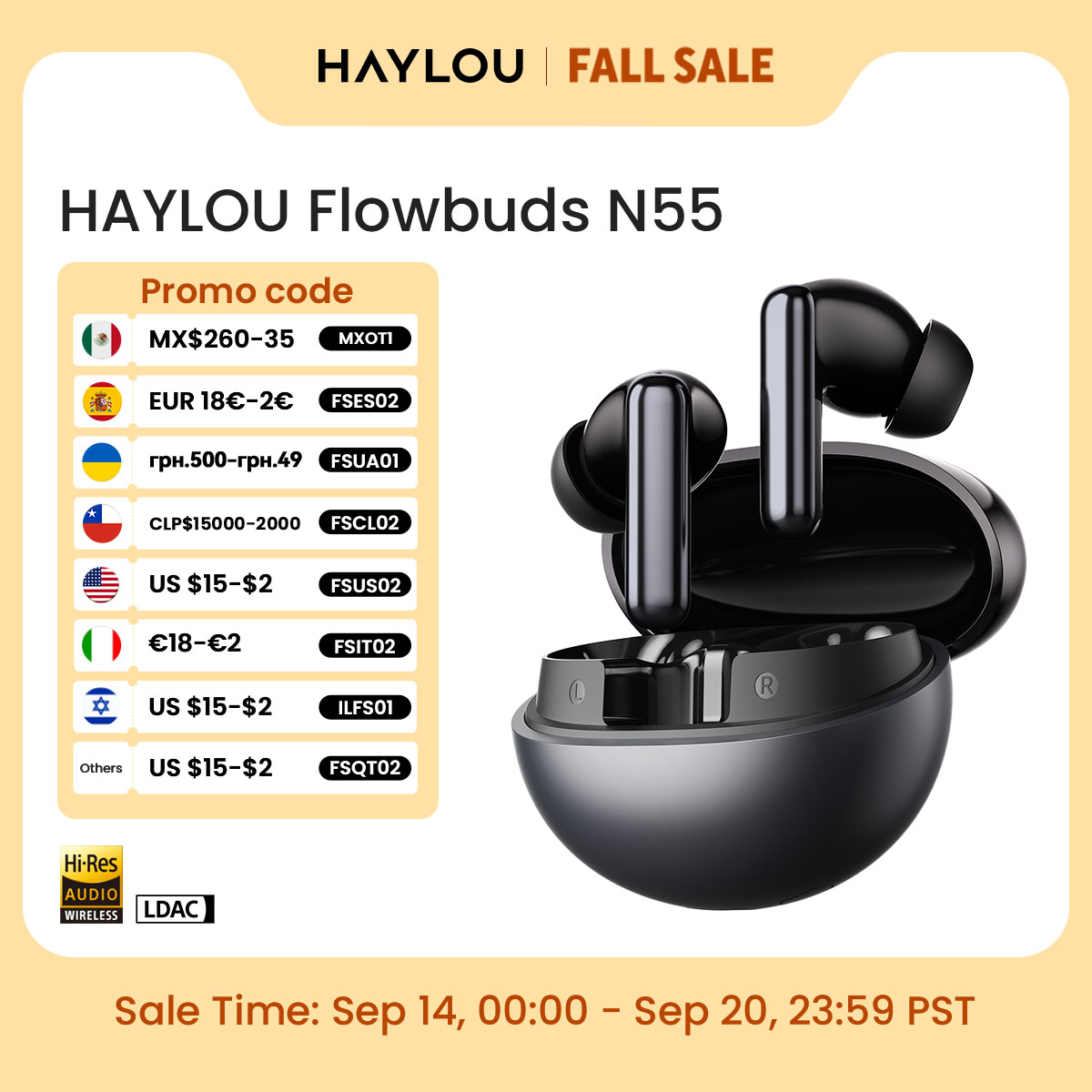 HAYLOU Flowbuds N55 Wireless E - Type C Wired Earphones With Mic ulasan dan harga