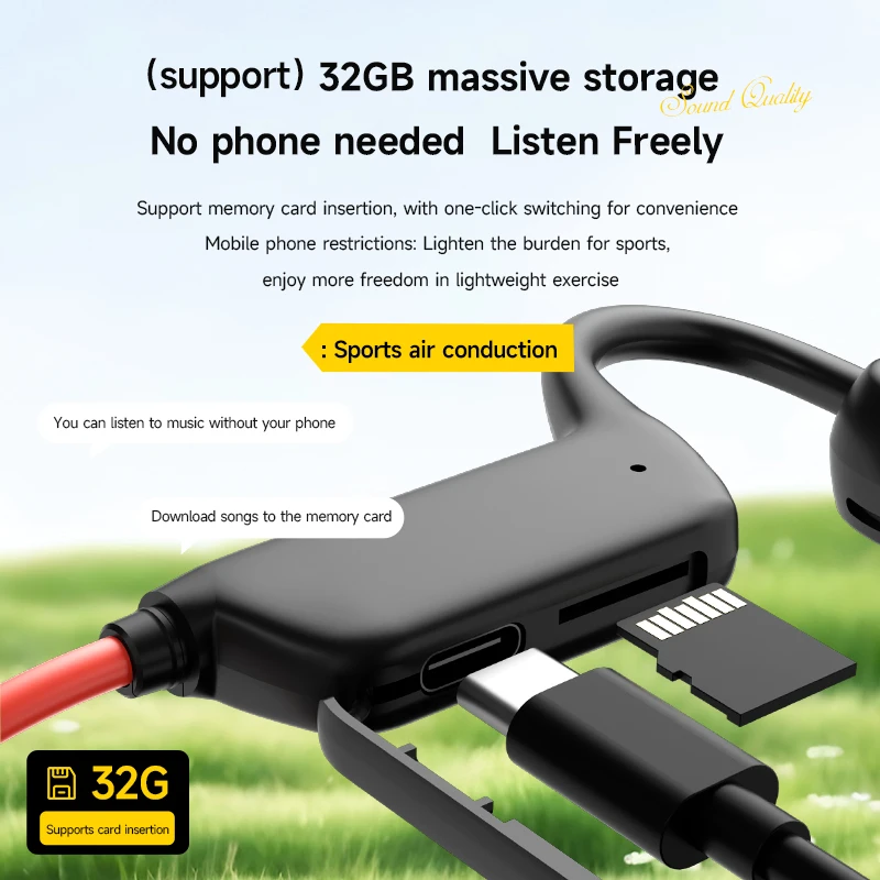 Lenovo Bone Conduction Headset - Bone Conduction Running Headphones ulasan dan harga
