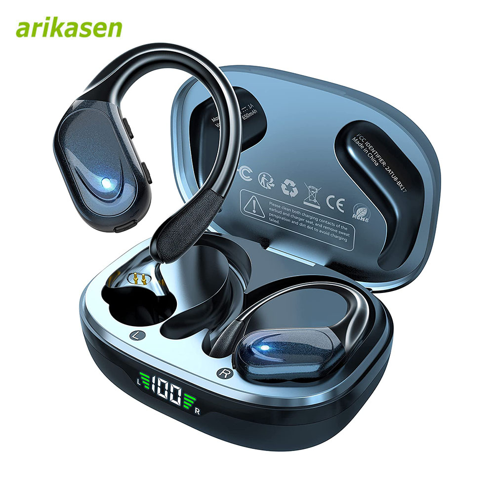 Wireless Earbuds Sport Bluetoo - Bone Conduction Running Headphones ulasan dan harga