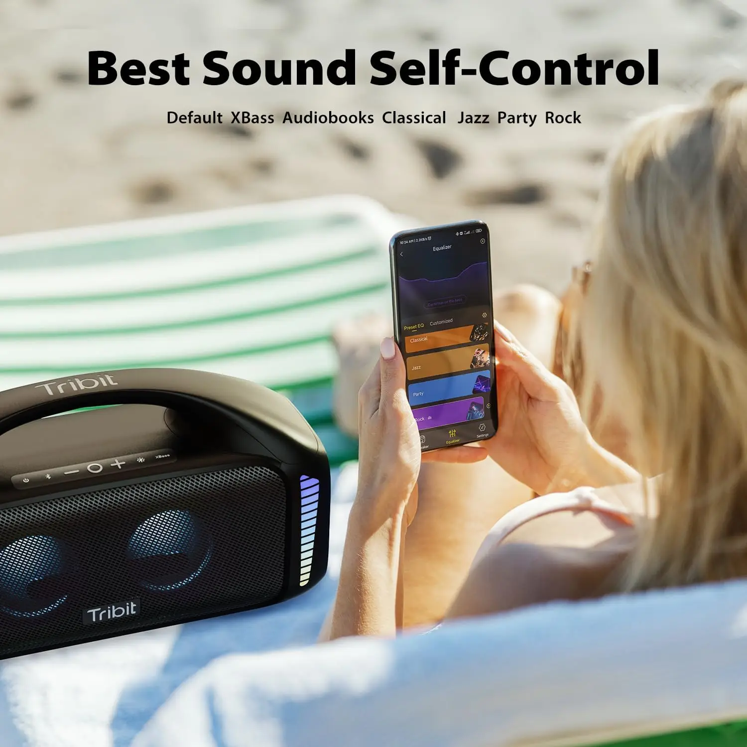 Tribit Portable Bluetooth Spea - Portable Bluetooth Speaker Waterproof Ipx7 ulasan dan harga